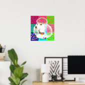 プードル ポスター (ホームオフィス)