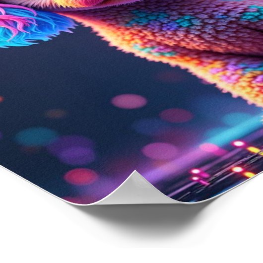 プードル ポスター (角)