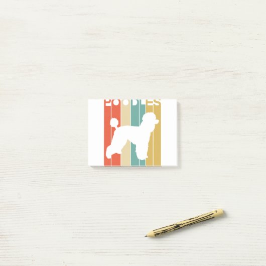 プードル ポストイット (デスク上)