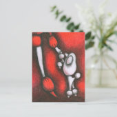 プードル ポストカード (スタンド正面)