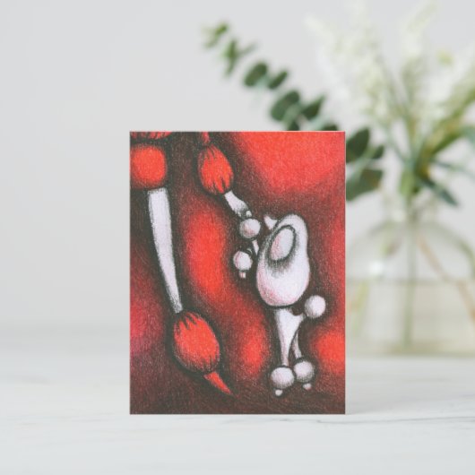 プードル ポストカード (スタンド正面)