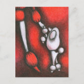 プードル ポストカード (正面)