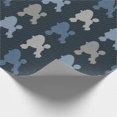 プードル ラッピングペーパー (角)