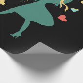 プードル ラッピングペーパー (角)