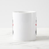 プードル ラブ ジャンボコーヒーマグカップ (正面)