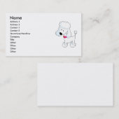 プードル 名刺 (正面/裏面)