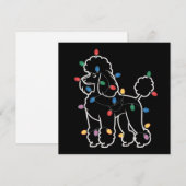 プードル 犬 ツリー クリスマス Xmas ペット 動物 犬 (正面/裏面)