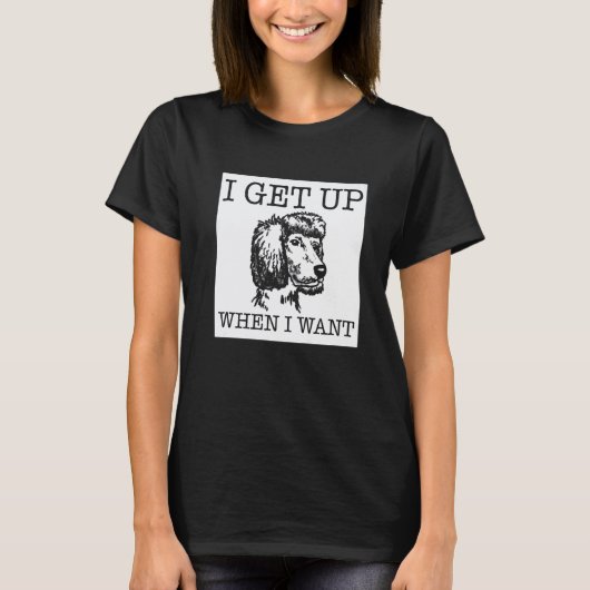 プードル 犬 Tシャツ (正面)