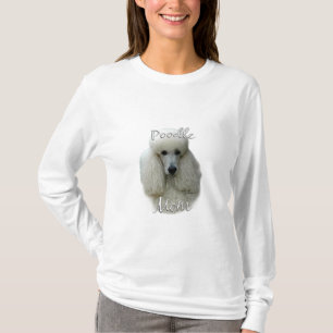 プードル(白)母2 Tシャツ