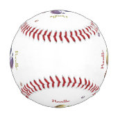 プードル 野球ボール (正面)