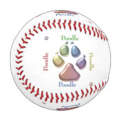 プードル 野球ボール (正面左)
