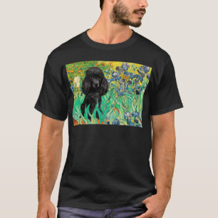 プードル (黒1) - アイリス Tシャツ