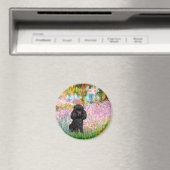 プードル（黒1） – ガーデン マグネット (インサイチュ (食洗機))