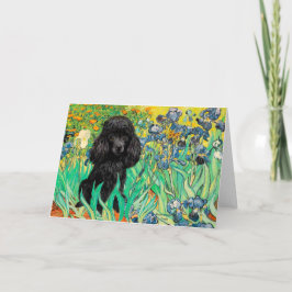 プードル（黒1） - Irises カード