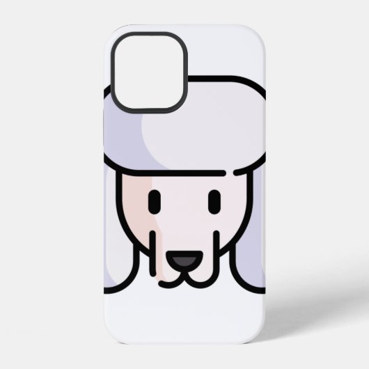 プードル iPhoneケース (裏面)