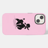プードル  iPhoneケース (裏面横)
