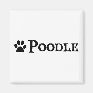 プードル(pawprintとの海賊スタイル) マグネット
