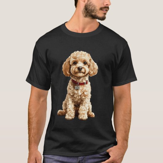 プードル Tシャツ (正面)