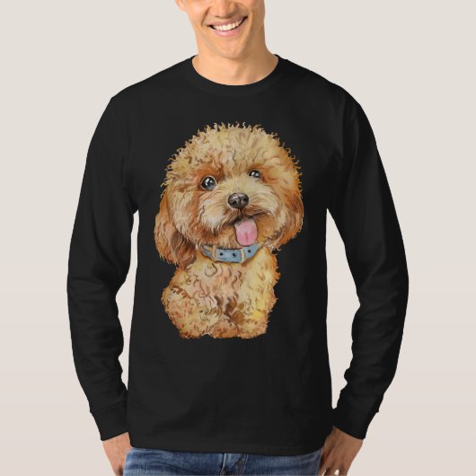 プードル Tシャツ (正面)