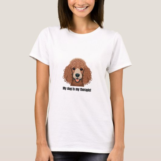 プードル Tシャツ (正面)