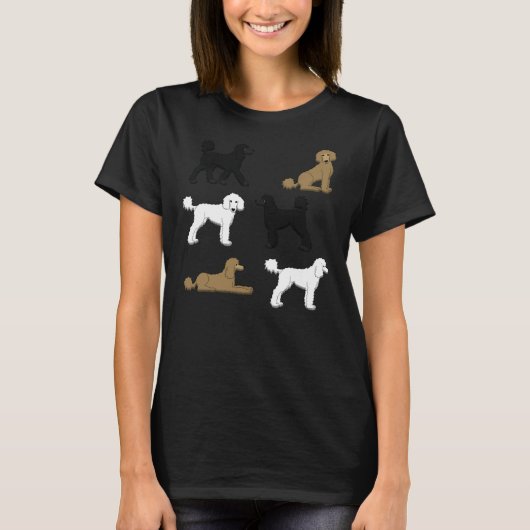 プードル Tシャツ (正面)
