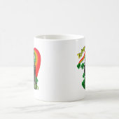 プードルSt patricks day コーヒーマグカップ (中央)