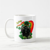 プードルSt patricks day コーヒーマグカップ (左)