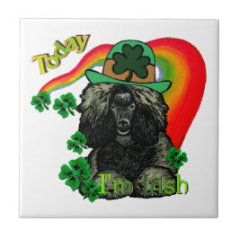 プードルSt patricks day タイル