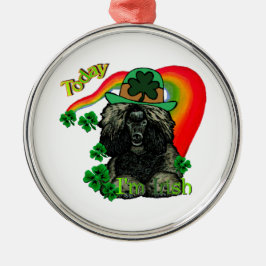 プードルSt patricks day メタルオーナメント