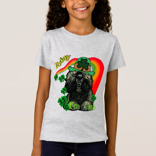 プードルSt patricks day Tシャツ (正面)