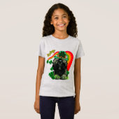 プードルSt patricks day Tシャツ (正面フル)