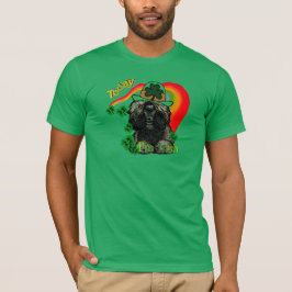 プードルSt patricks day Tシャツ