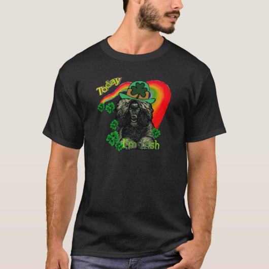 プードルSt patricks day Tシャツ (正面)