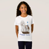 プードルtシャツ tシャツ (正面フル)