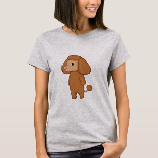 プードルTシャツ Tシャツ (正面)