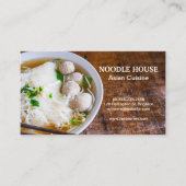 プーヌードルスープのレストランのテーブル 名刺 (正面)