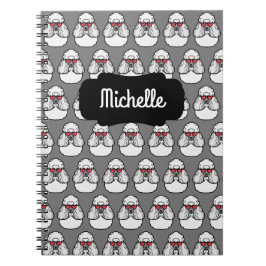 プーパーソナライズされたドルパタおもしろいーン ノートブック