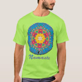 プーフボール・ナマステ・万華鏡 Tシャツ (正面)