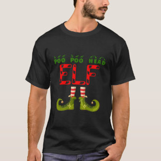 プープヘッド小妖精や小人おもしろいグループマッチングファミリークリスマス Tシャツ