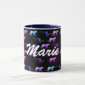 プーマ 猫 カスタム名前 リンガー コンボ マグカップ (中央)