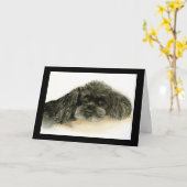 プーユーモアのあるル父のデイカード カード (黄色い花)