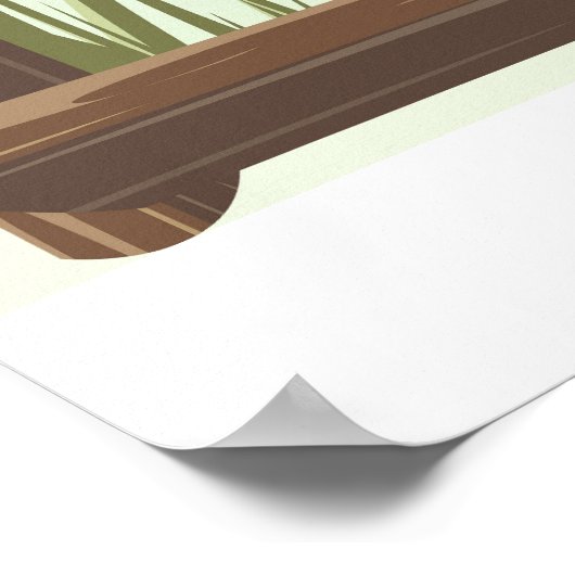 プーリアのイタリア旅行ポスター。 ポスター (角)