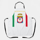 プーリア国旗（イタリア） エプロン (正面)