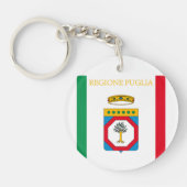 プーリア国旗(イタリア) キーホルダー (正面)