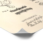 プーリブロック1881特許美術古品 ポスター (角)