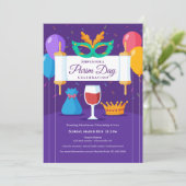 プーリムの日祝賀会招待状/お知らせ 招待状 (スタンド正面)