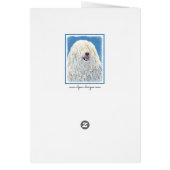 プーリー ペイント - かわいいオリジナルの犬アート (裏面)