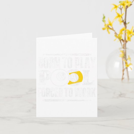 プールおもしろいへのプ生まれール遊ビリードのスローグン カード (黄色い花)