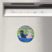 プールおもしろいパーティーラブラドール マグネット (インサイチュ (食洗機))