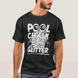プールおもしろいビリヤード競技テーブルゲーム選手 Tシャツ
